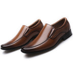 👞【39-47】2026 pantofi slip-on pătrați pentru bărbați din piele