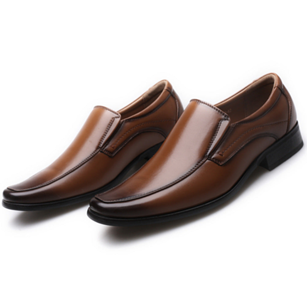 👞【39-47】2026 pantofi slip-on pătrați pentru bărbați din piele