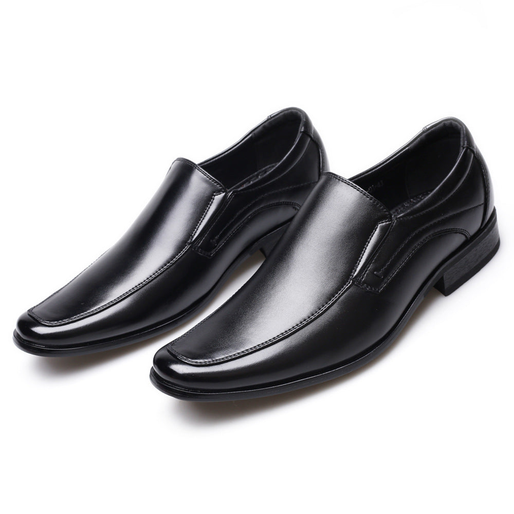 👞【39-47】2026 pantofi slip-on pătrați pentru bărbați din piele
